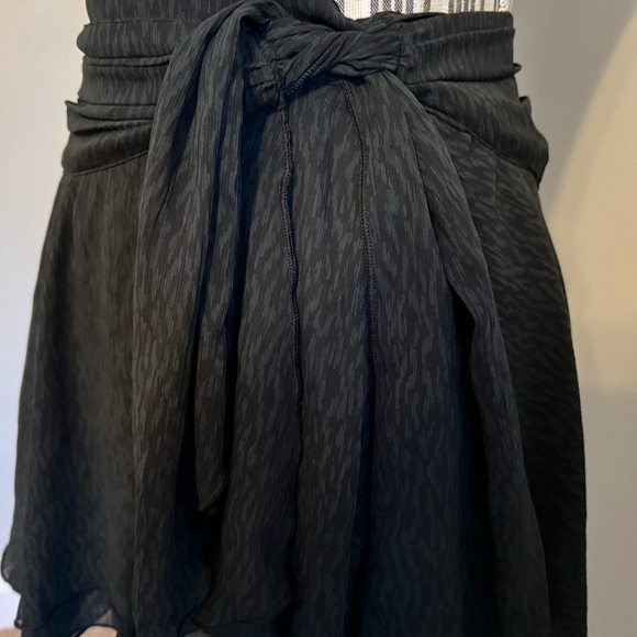 Aerie Black Wrap Around Skirt Size Small - Picture 3 of 5